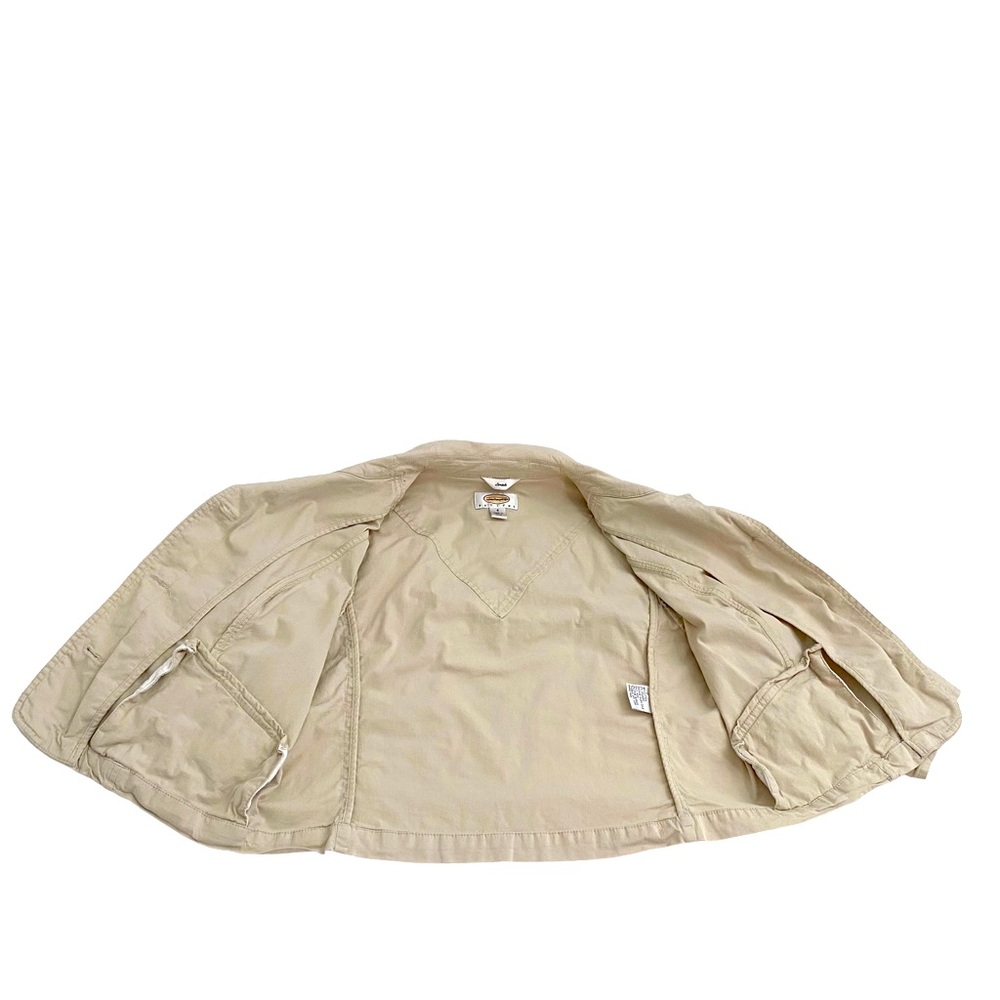 Talbots Petites Beige Button Front Jacket, Petite… - image 7